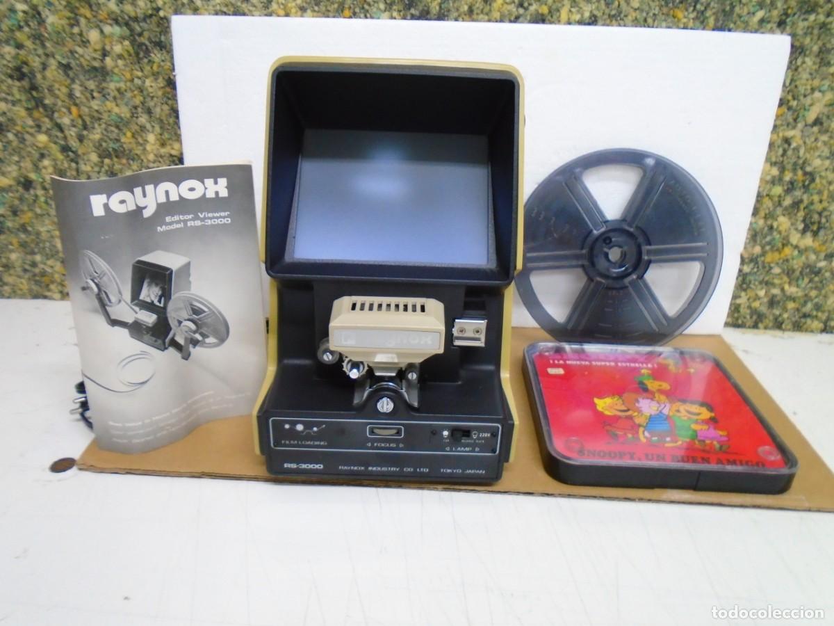 Antig&uuml;edades: VISOR EDITOR VINTAGE RAYNOX RS-3000 DE 8 MM/MADE IN JAPON/PELICULA SNOOPY.