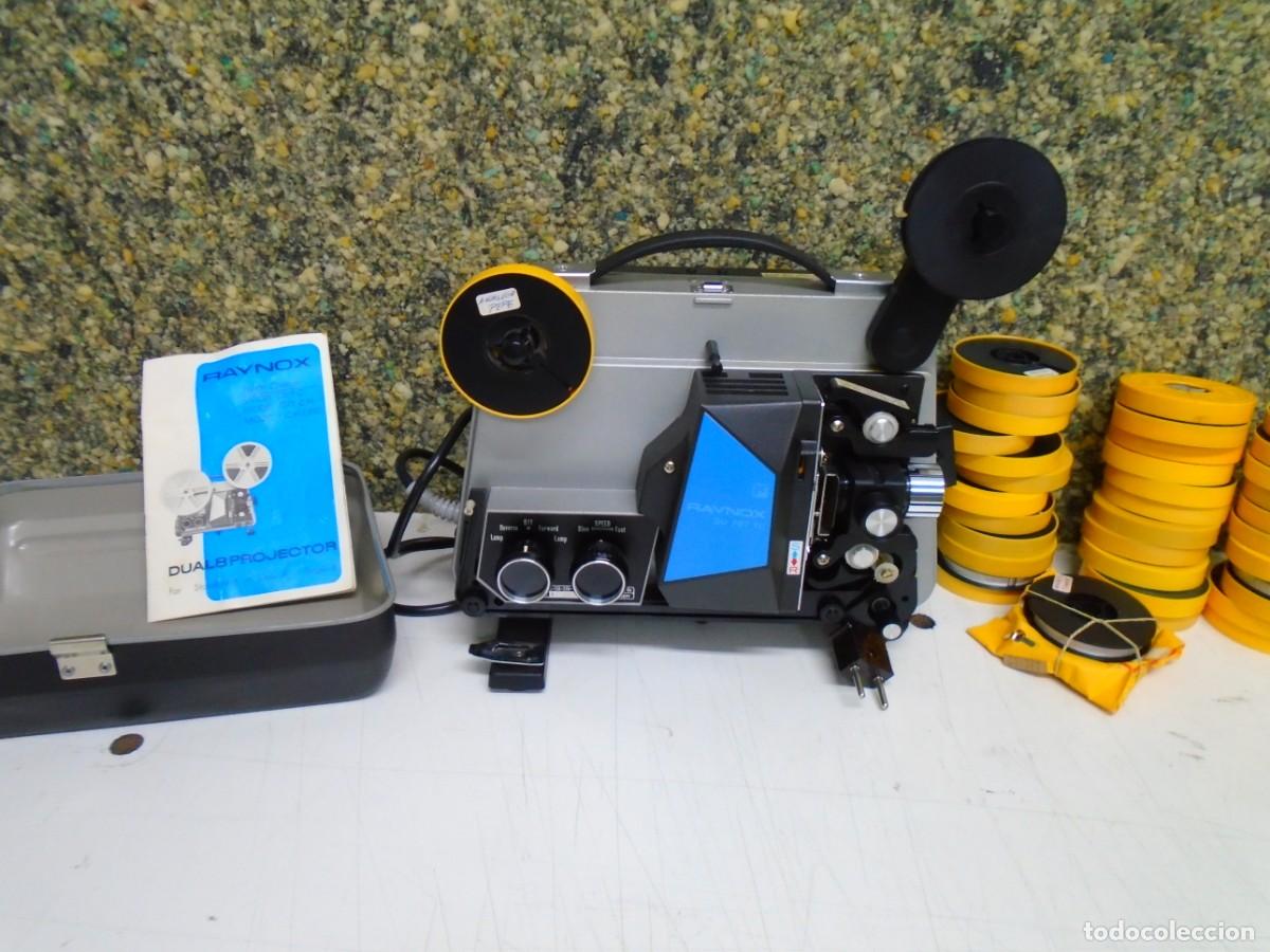 Antig&uuml;edades: VINTAGE PROYECTOR RAYNOX MOD.707 TC,DE FINALES DE LOS 60.CAJA DE CARTON Y PAPELES.