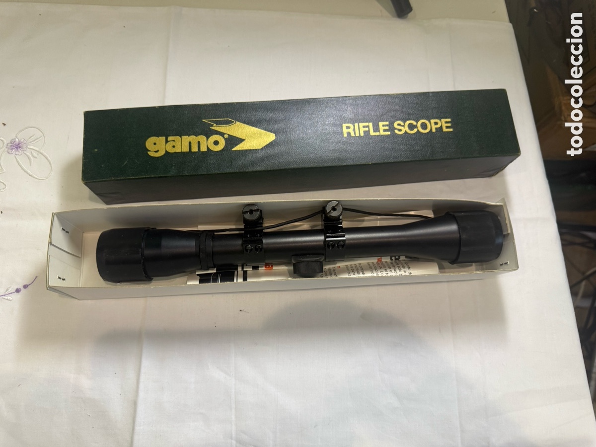 Antiquit&eacute;s: Manual original de instrucciones Visor Telesc&oacute;pico Gamo Rifle Scope &ndash; Aumentos 3x a 10x