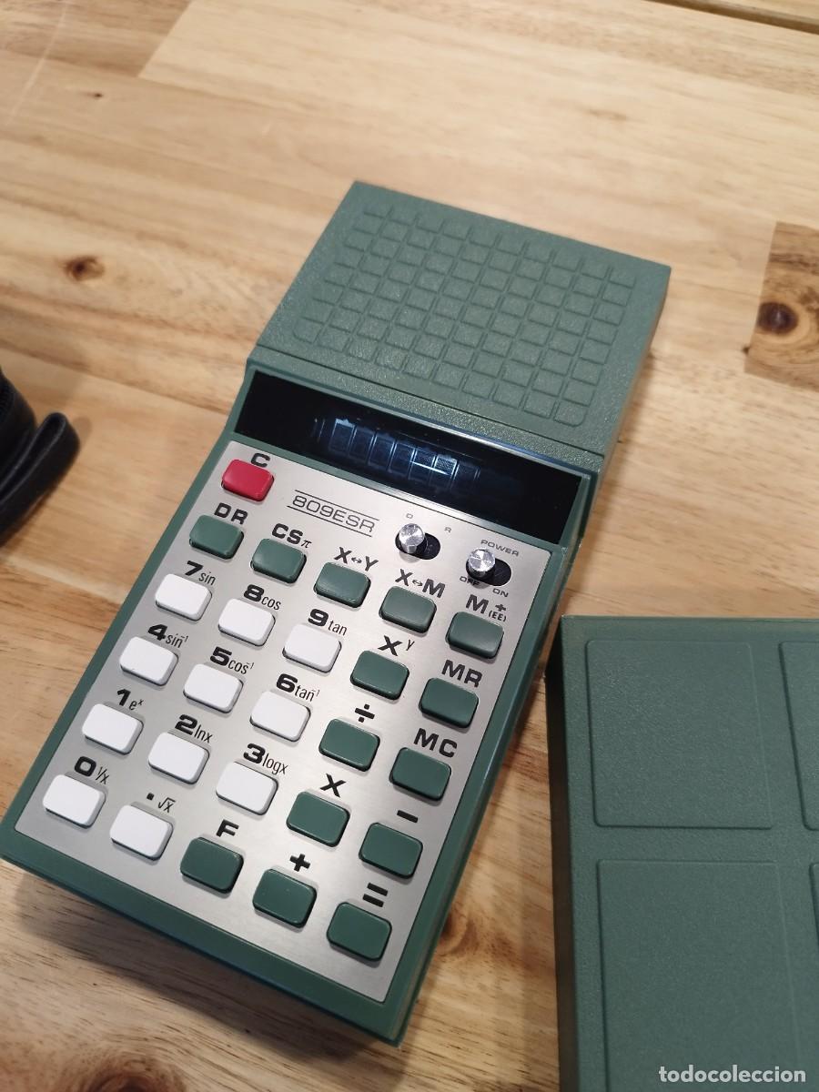 Antig&uuml;edades: Rara Calculadora Cient&iacute;fica Vintage KOVAC 809ESR (c. 1974) - Pantalla VFD, Tapa y Funda Original