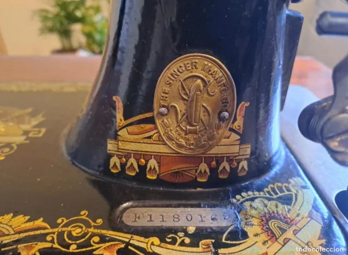 Antig&uuml;edades: M&aacute;quina de coser singer 1911 - Foto 4