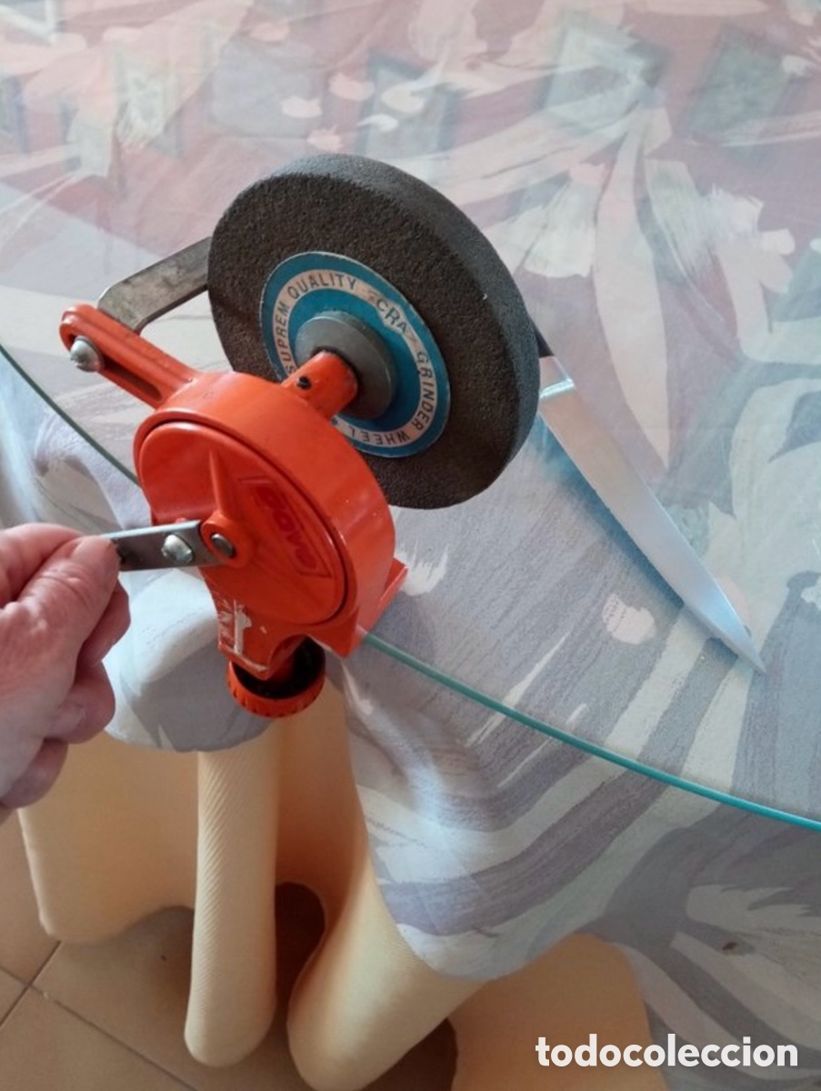 Antig&uuml;edades: Afilador manual cuchillos y navajas