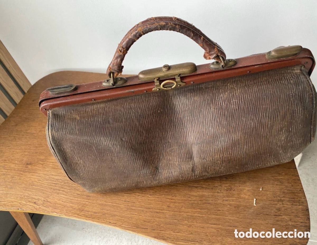 Antig&uuml;edades: Antiguo malet&iacute;n de m&eacute;dico - Foto 2