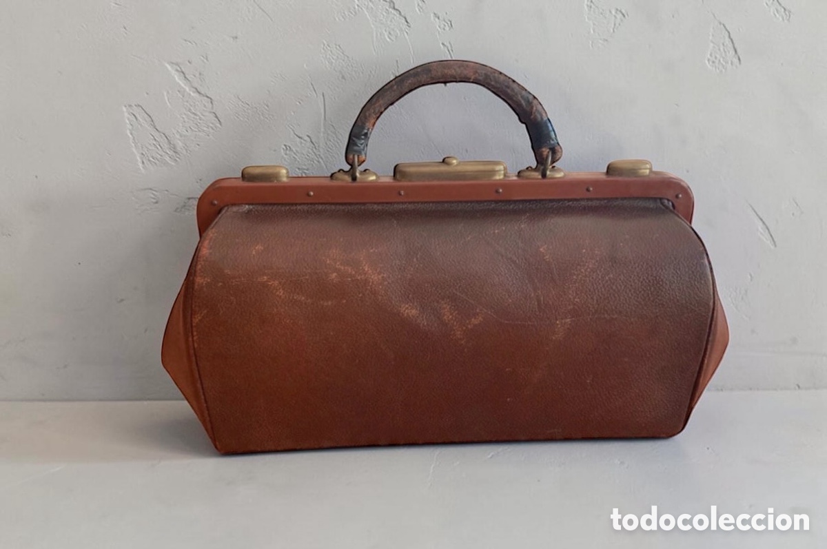 Antig&uuml;edades: Antiguo malet&iacute;n de m&eacute;dico - Foto 2
