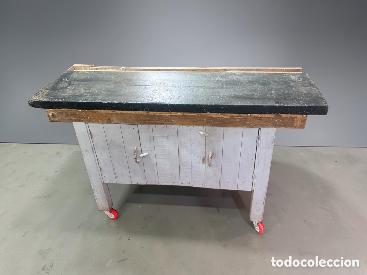 Antig&uuml;edades: Antiguo banco de trabajo - Foto 2