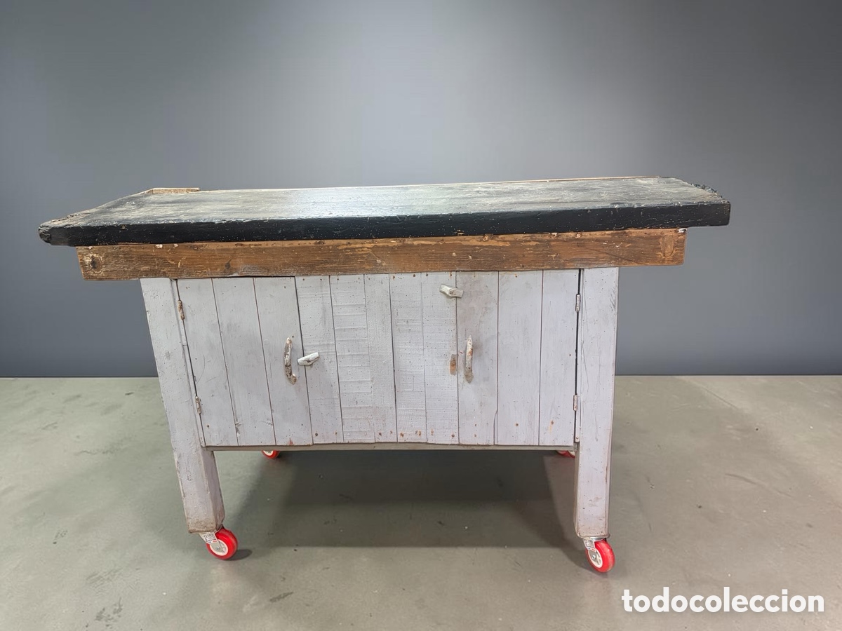 Antig&uuml;edades: Antiguo banco de trabajo - Foto 1