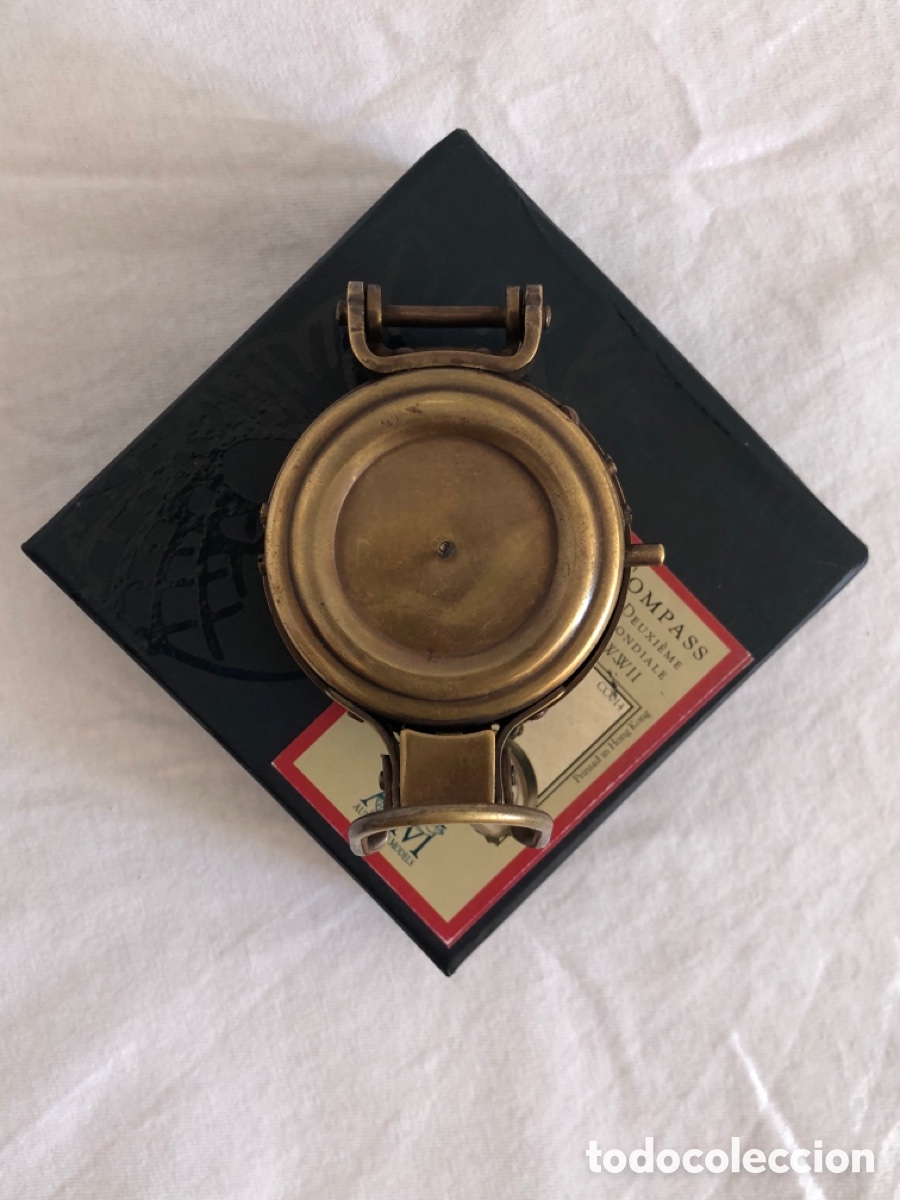 Antig&uuml;edades: Br&uacute;jula R&eacute;plica Militar WWII - Authentic Models (Mod. CO014) - Con Estuche - Foto 14
