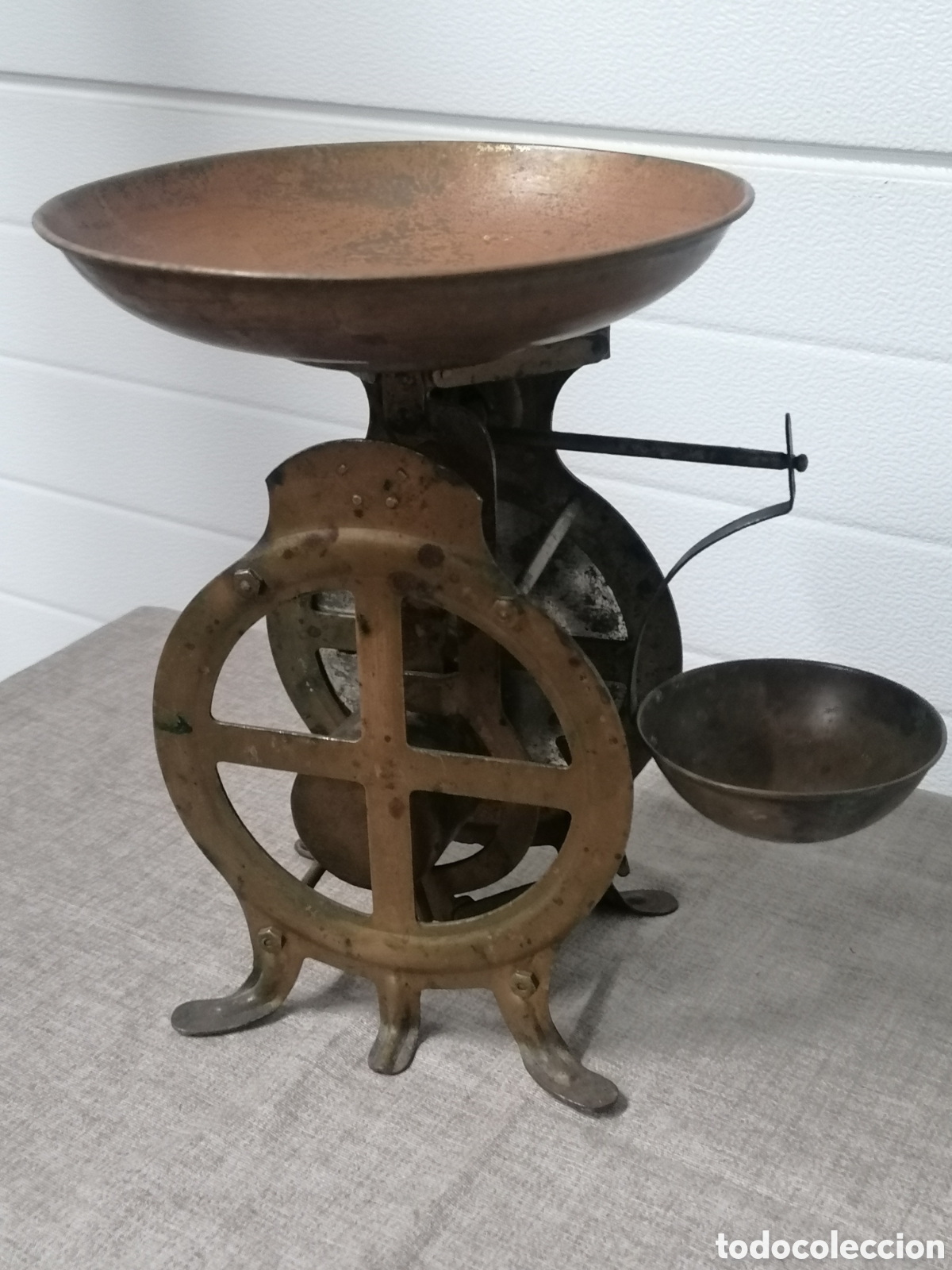 Antig&uuml;edades: B&aacute;scula de cocina antigua Trio - Foto 7