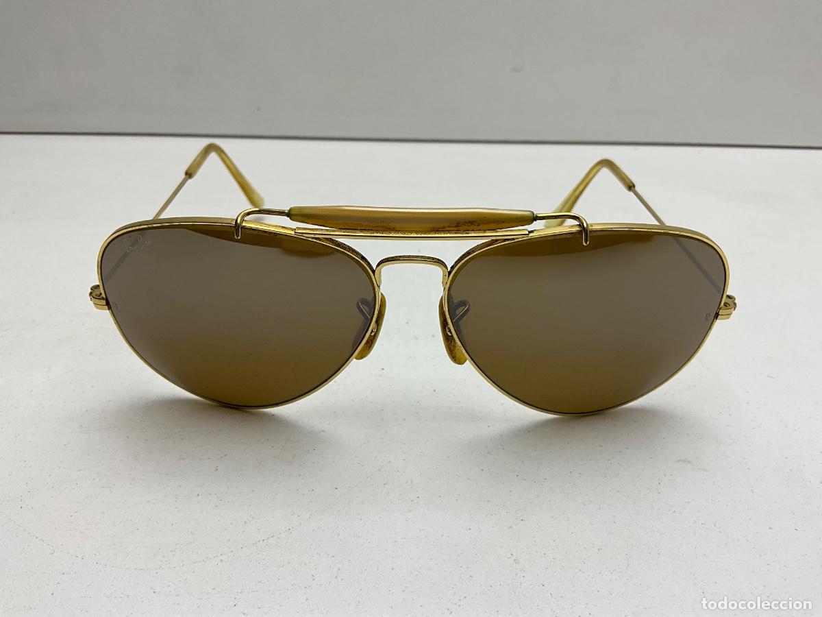 Antig&uuml;edades: GAFAS DE AVIADOR DE COLECCION - RAY BAN - BAUSCH LOMB - B&L -ESTUCHE NO ORIGINAL
