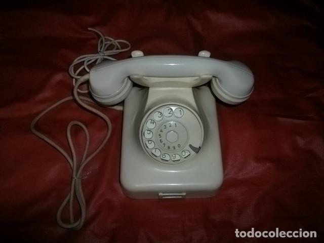 Tel&eacute;fonos: TEL&Eacute;FONO ALEM&Aacute;N DE BAQUELITA BLANCO MARFIL