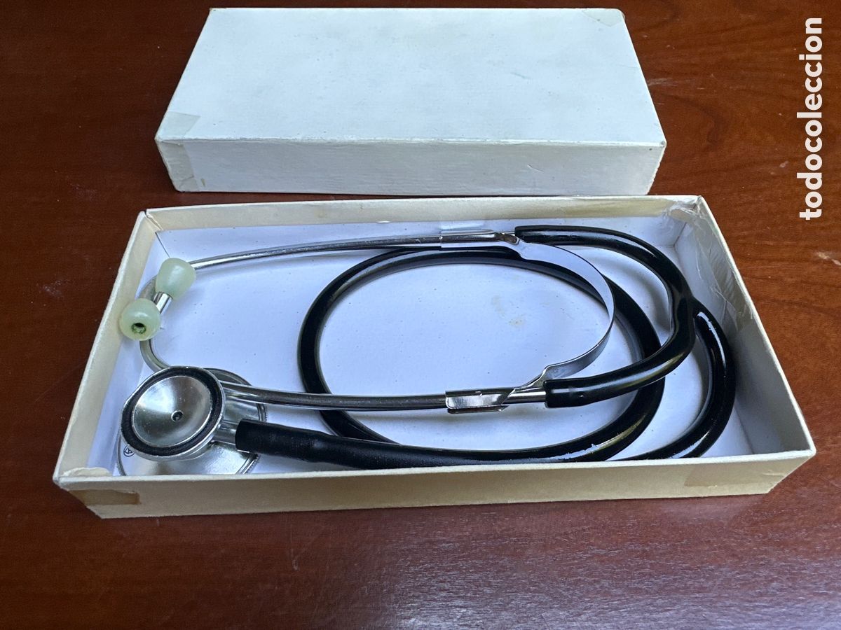 Antig&uuml;edades: ANTIGUO FONENDOSCOPIO ESTETOSCOPIO MARCA ESCHMAM