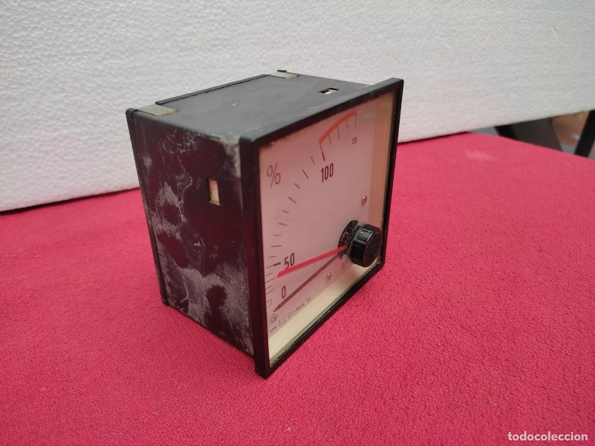Antig&uuml;edades: antiguo amperimetro empotrable Celsa 6A - Foto 5