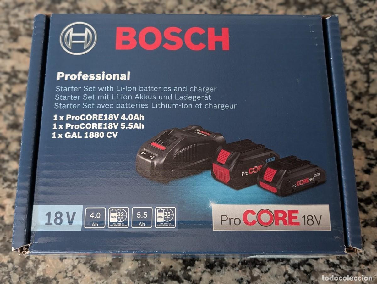 Antig&uuml;edades: Bosch ProCORE18V Set 2 Bater&iacute;as + Cargador