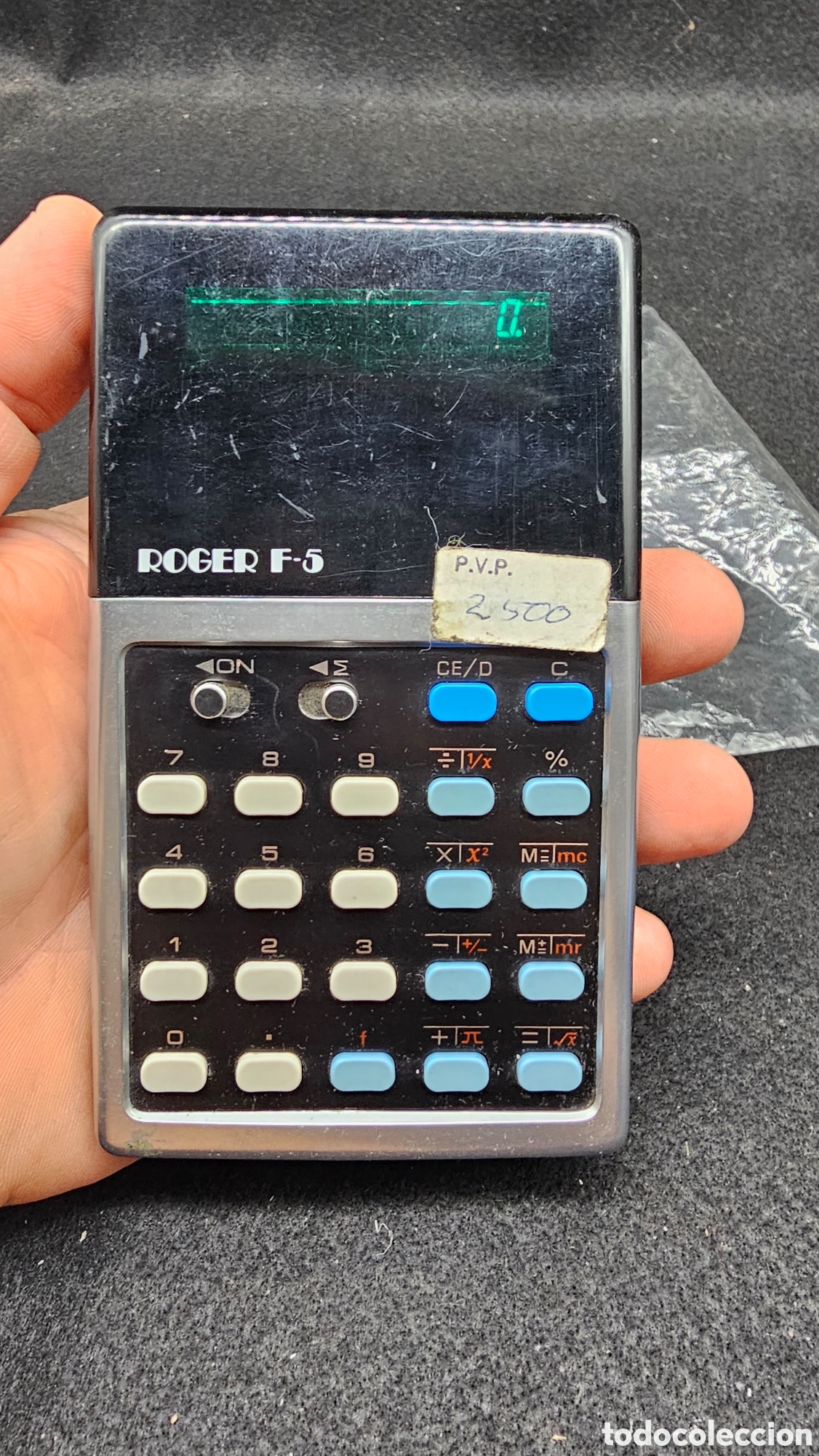 Antig&uuml;edades: Calculadora vintage Roger F5