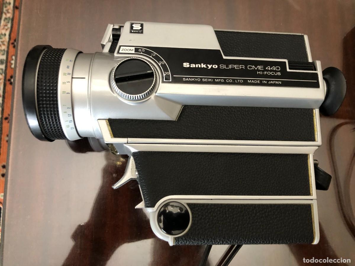 Antig&uuml;edades: Camara 8mm Sankyo Super CME 440 con Maletin