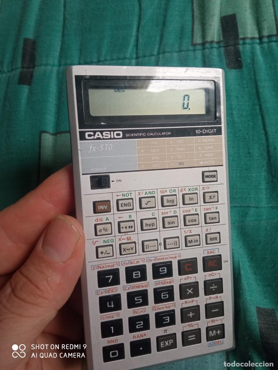 Antig&uuml;edades: CASIO Calculadora fx-570B - Foto 3