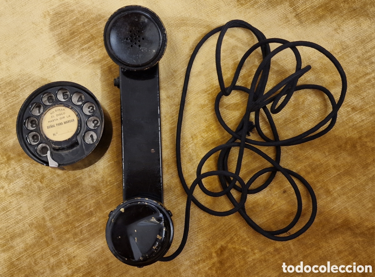 Tel&eacute;fonos: Antiguo tel&eacute;fono de operario de telef&oacute;nica