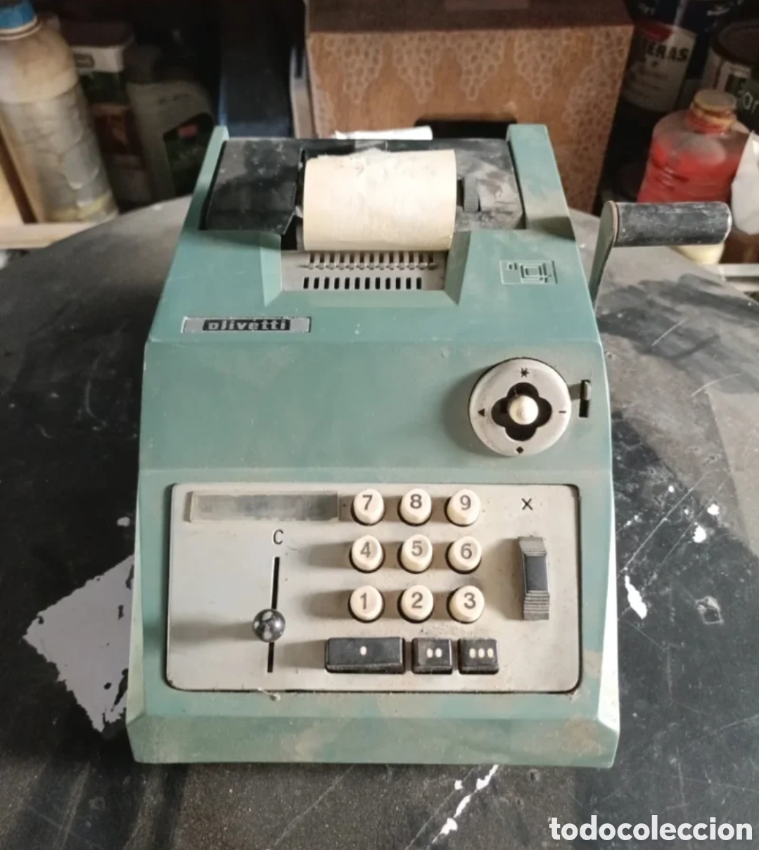 Antig&uuml;edades: M&aacute;quina de calcular mec&aacute;nica Olivetti