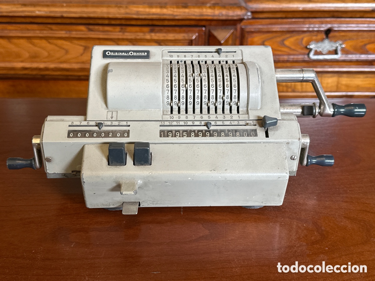 Antig&uuml;edades: ANTIGUA CALCULADORA ORIGINAL ODHNER - A&Ntilde;OS 50-60 - PIEZA COLECCION - SUMADORA