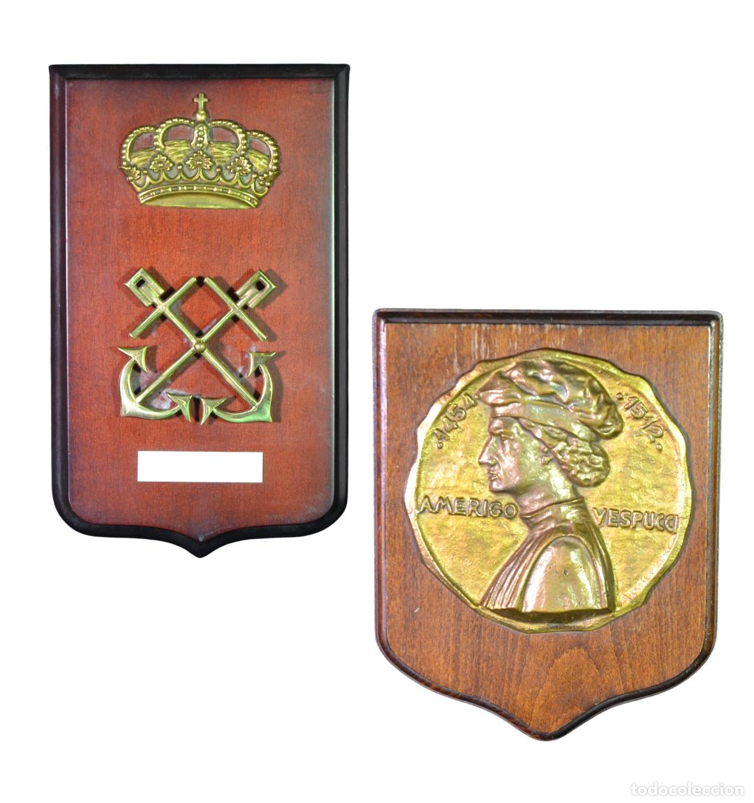 Antig&uuml;edades: Placas Conmemorativas Navales Amerigo Vespucci