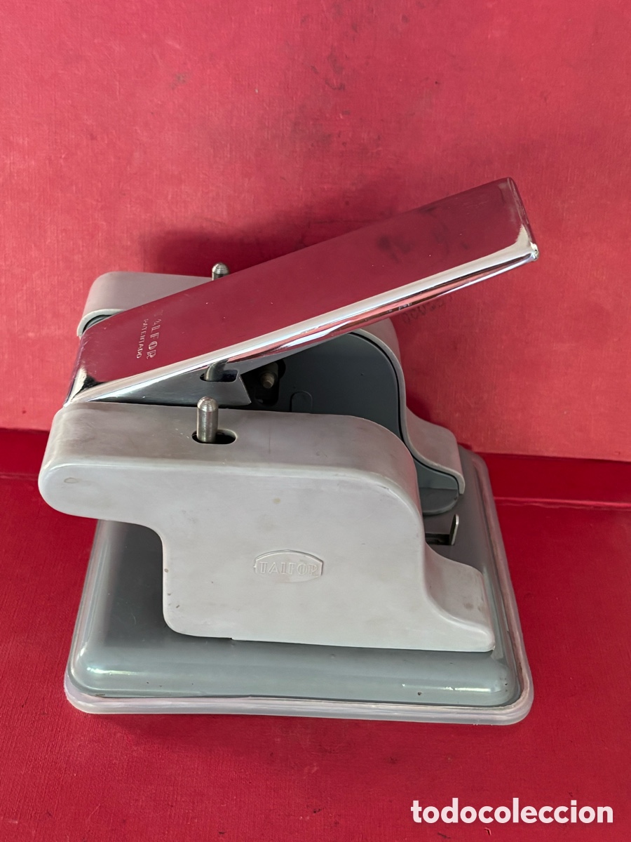 Antig&uuml;edades: TALFOR PERFORADORA DE PAPEL VINTAGE - Foto 7