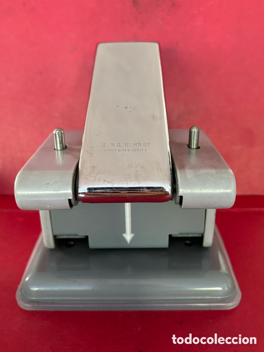 Antig&uuml;edades: TALFOR PERFORADORA DE PAPEL VINTAGE - Foto 10