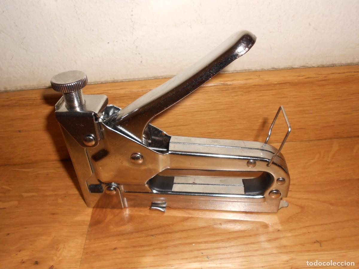 Antig&uuml;edades: GRAPADORA PROFESIONAL &rdquo; SIN GRAPAS &rdquo; - COMO NUEVA - DISPONGO de mas HERRAMIENTAS - 1&euro;y+