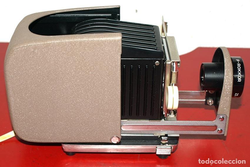 Antig&uuml;edades: Proyector diapositivas MINOLTA mini 16 - caja - Foto 3
