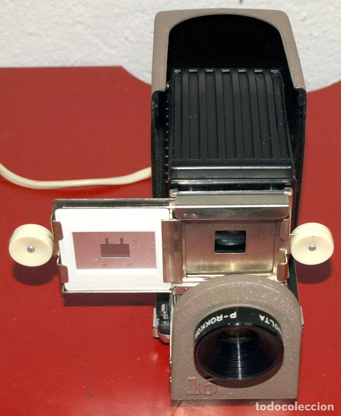 Antig&uuml;edades: Proyector diapositivas MINOLTA mini 16 - caja - Foto 6