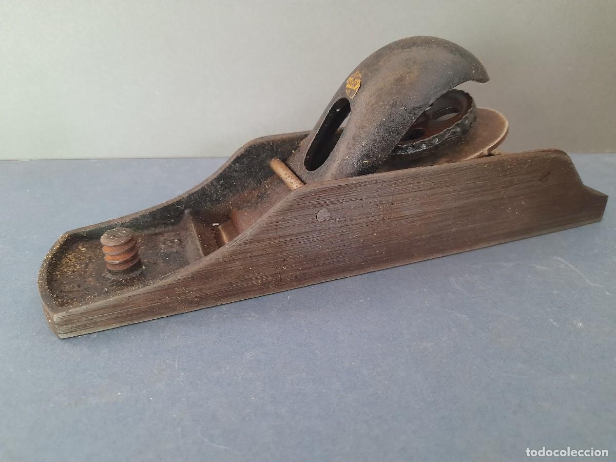Antig&uuml;edades: cepillo multiuso o reversible stanley 130, para trabajar en plano o en esquina (20x5cm aprox)