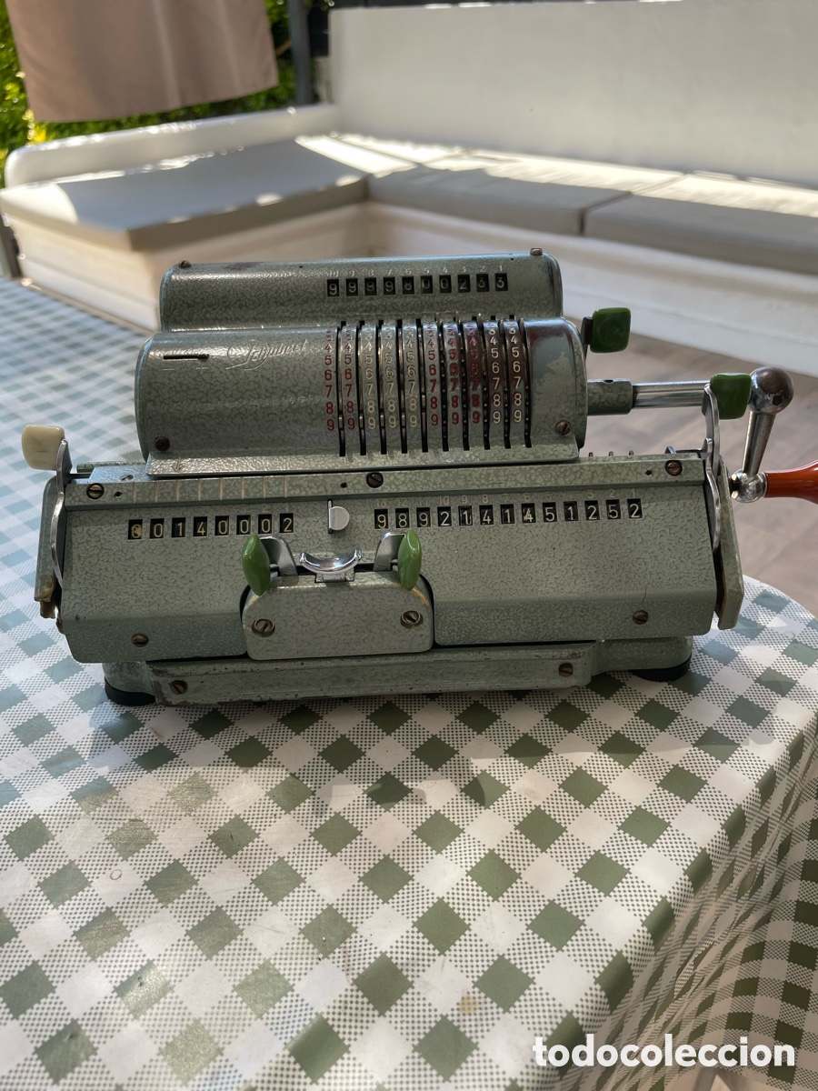 Antig&uuml;edades: Antigua Calculadora Mecanica Schubert Rastatt Modelo DW Solingen Anos 50 Limpia Engrasada