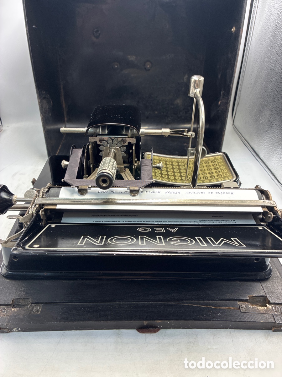 Antig&uuml;edades: M&aacute;quina de escribir Mignon 3. - Foto 9