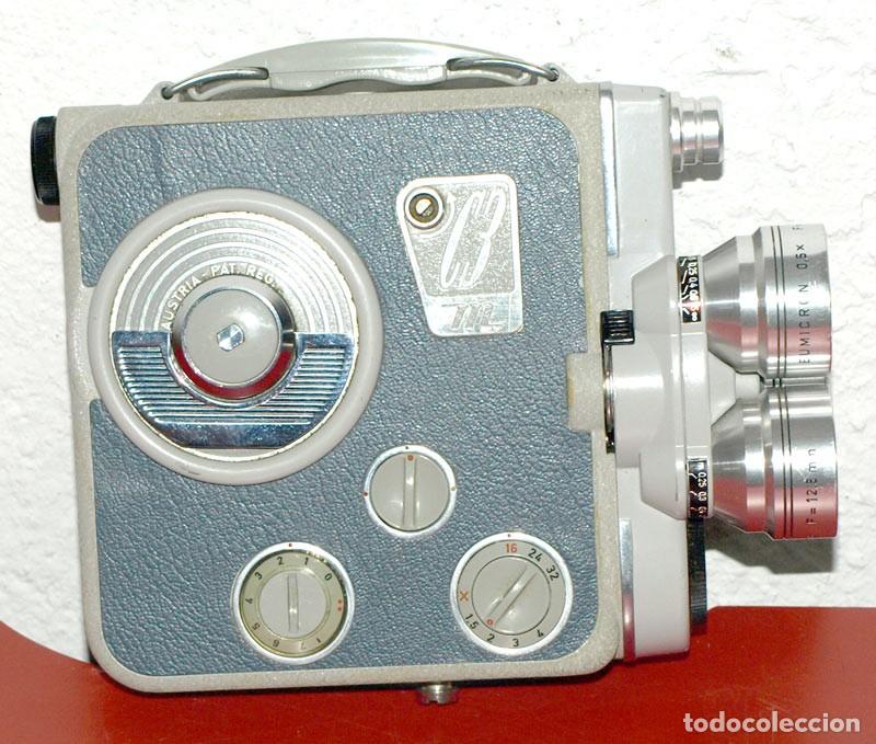 Antig&uuml;edades: C&aacute;mara EUMIG C 3 M - de 8 mm - con caja - Foto 2