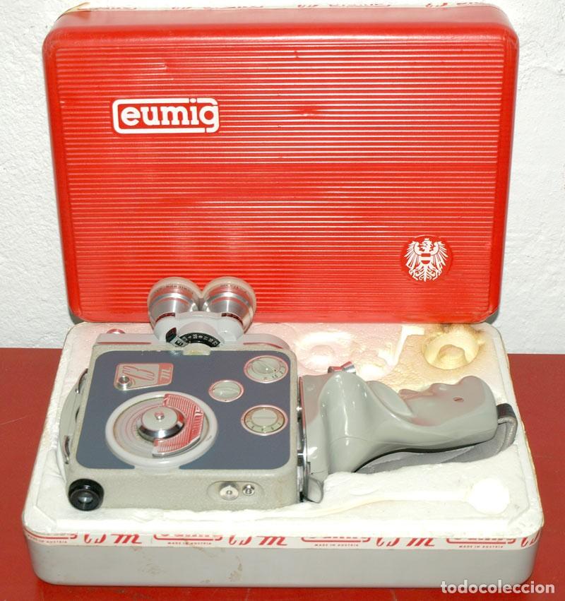 Antig&uuml;edades: C&aacute;mara EUMIG C 3 M - de 8 mm - con caja - Foto 4