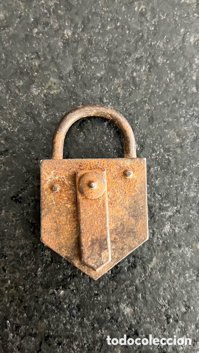 Antig&uuml;edades: LOTE DE 4 CANDADOS ANTIGUOS - Foto 5