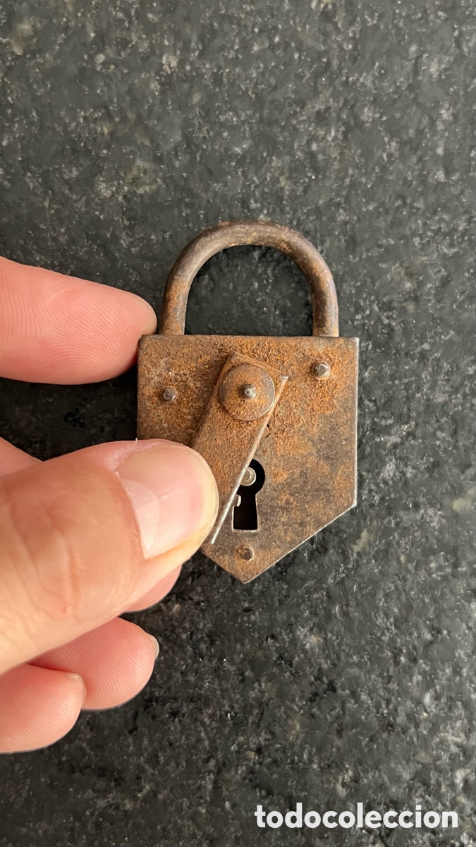Antig&uuml;edades: LOTE DE 4 CANDADOS ANTIGUOS - Foto 6