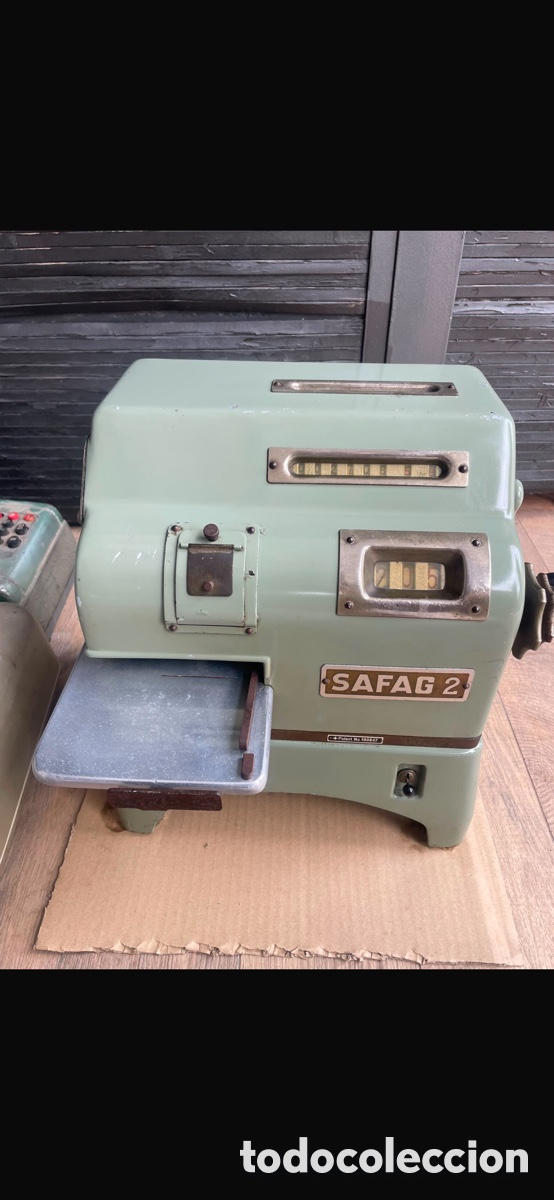 Antig&uuml;edades: JOYA VINTAGE Antigua Franquedora SAFAG 2 Suiza RESTAURADA Y FUNCIONANDO