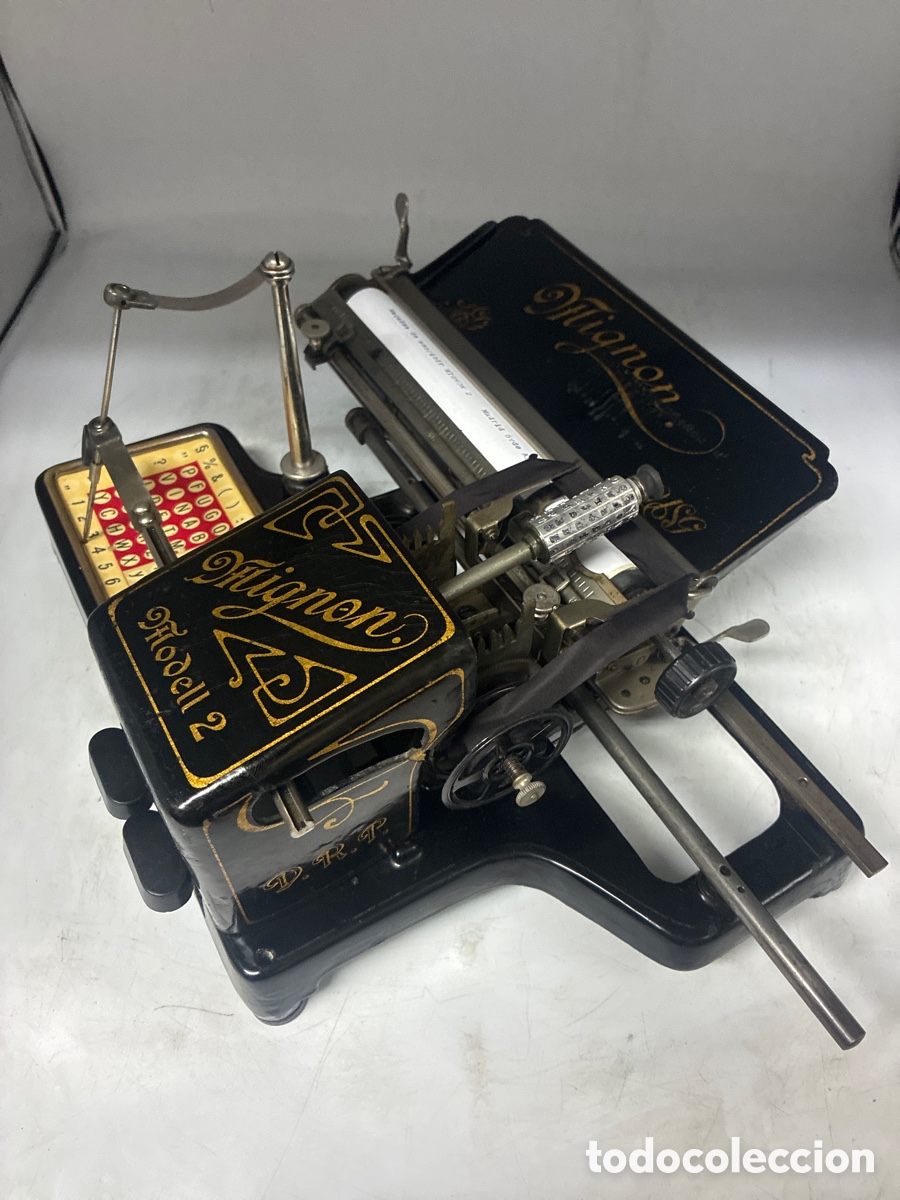 Antig&uuml;edades: M&aacute;quina de escribir Mignon modelo 2. - Foto 7