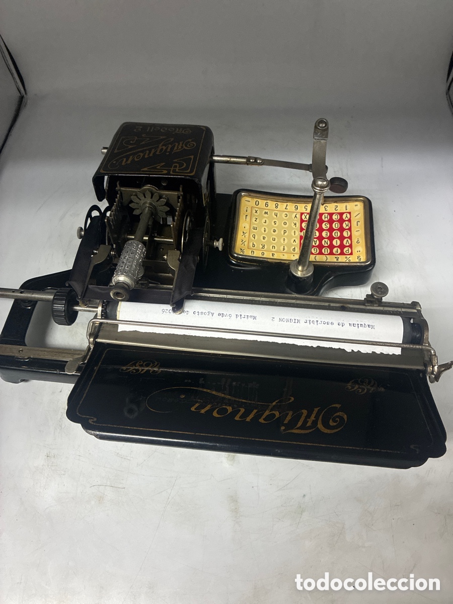 Antig&uuml;edades: M&aacute;quina de escribir Mignon modelo 2. - Foto 9