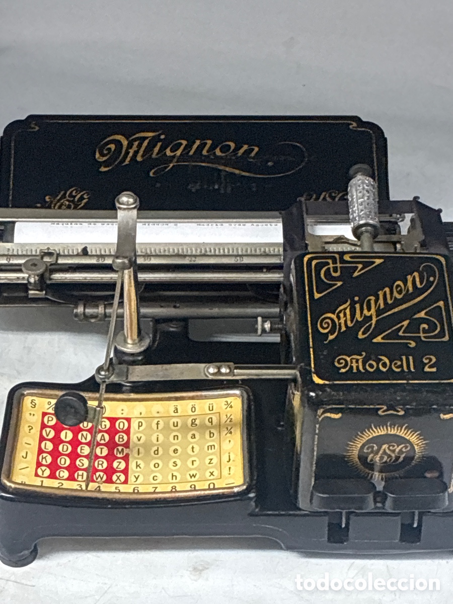 Antig&uuml;edades: M&aacute;quina de escribir Mignon modelo 2.