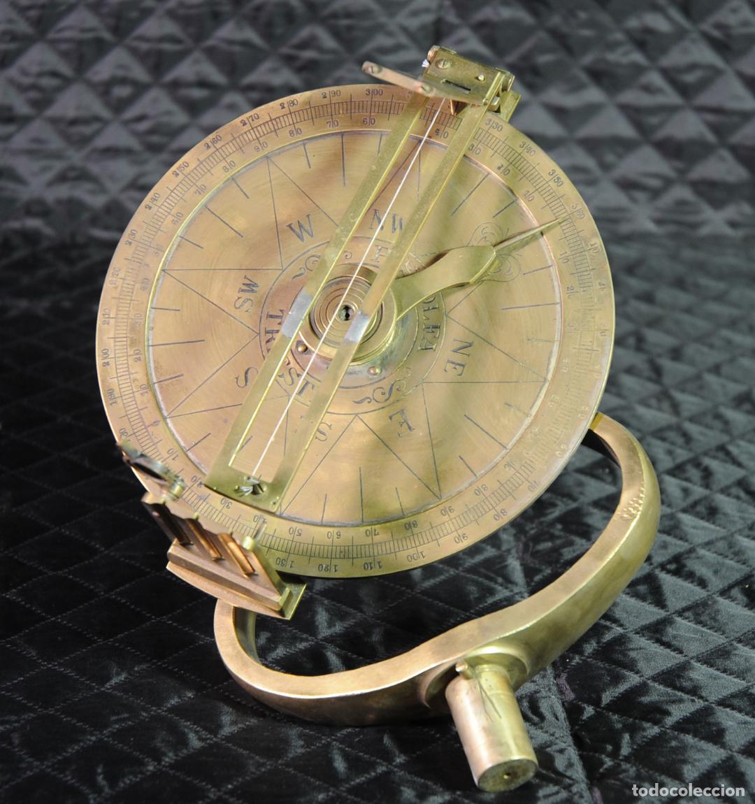 Antig&uuml;edades: Reloj de Sol con Br&uacute;jula P. Stolfa, Trieste - Foto 5