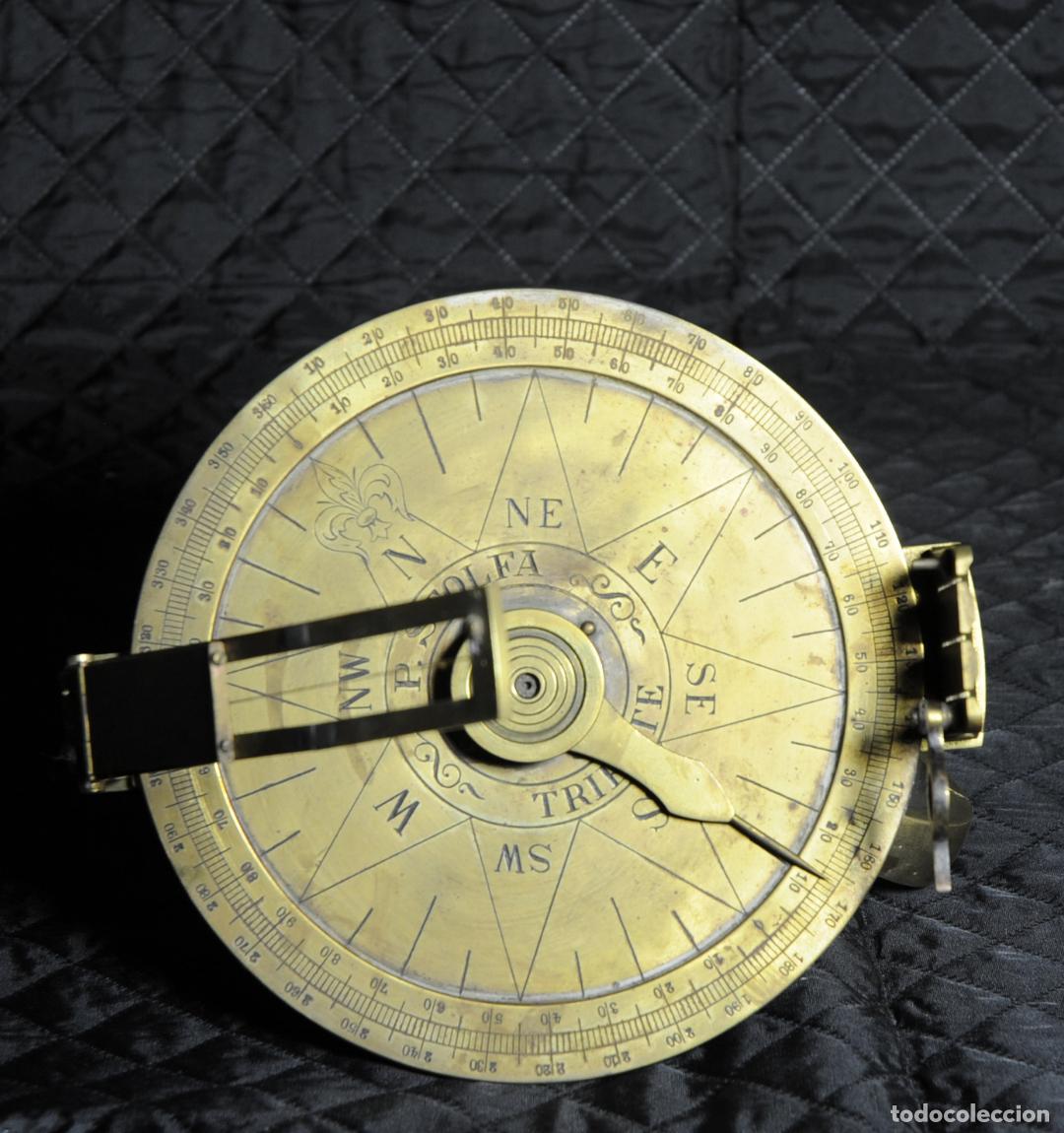 Antig&uuml;edades: Reloj de Sol con Br&uacute;jula P. Stolfa, Trieste - Foto 6