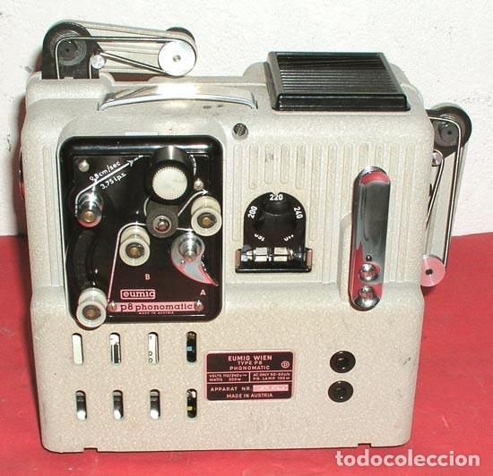 Antig&uuml;edades: Proyector EUMIG P 8 Phonomatic Novo - de 8 mm - Foto 3