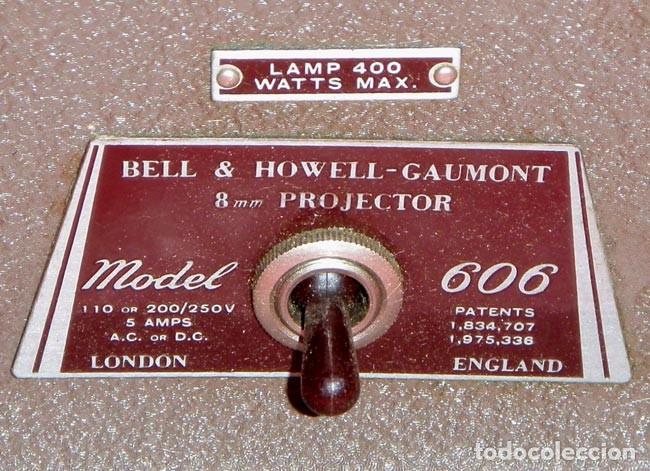 Antig&uuml;edades: Proyector BELL HOWEL GAUMONT - de 8 mm - Foto 4