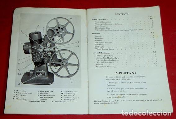 Antig&uuml;edades: Proyector BELL HOWEL GAUMONT - de 8 mm - Foto 9