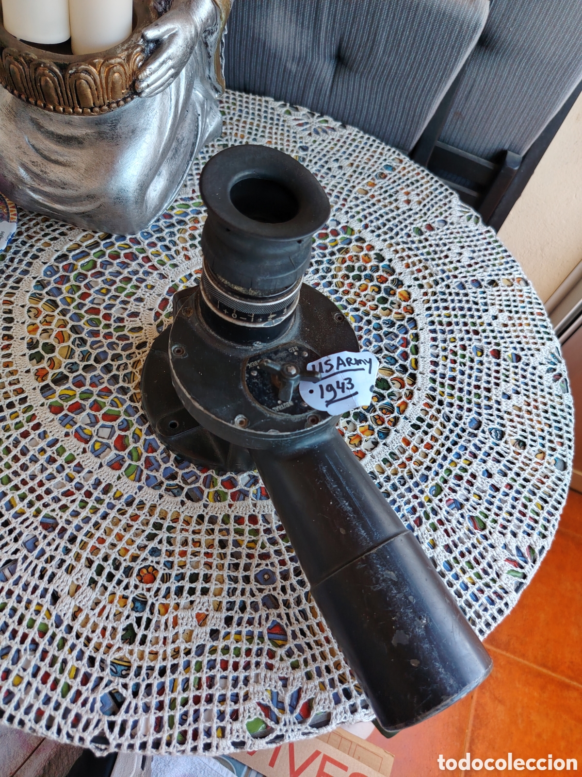 Antig&uuml;edades: TELESCOPIO DE CODO M-17 WW2 US ARMY 1943 - Foto 3