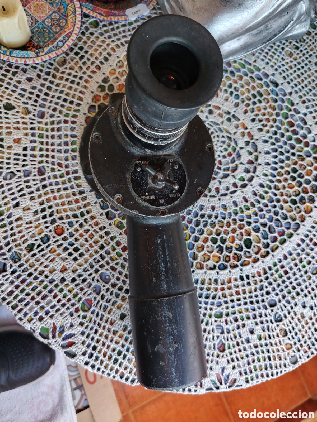 Antig&uuml;edades: TELESCOPIO DE CODO M-17 WW2 US ARMY 1943 - Foto 5
