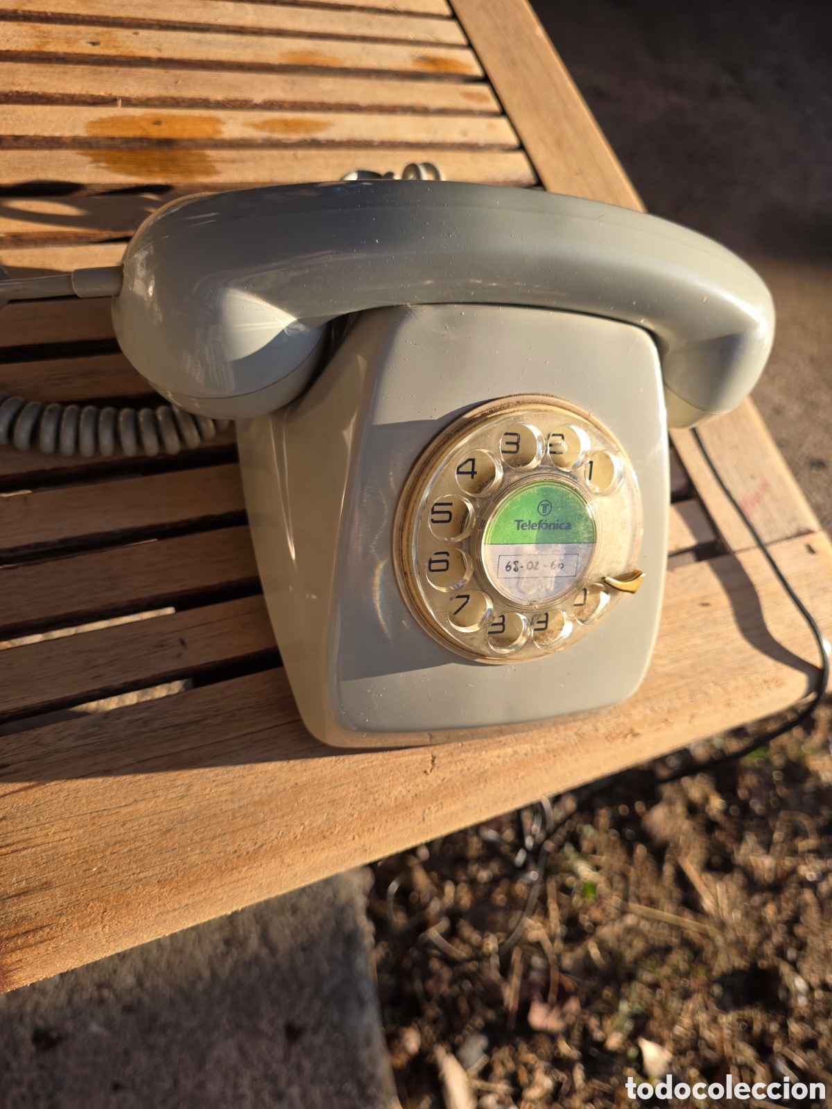 Tel&eacute;fonos: Tel&eacute;fono antiguo CITESA Telef&oacute;nica de disco &ndash; funcionando &ndash; a&ntilde;os 60/70