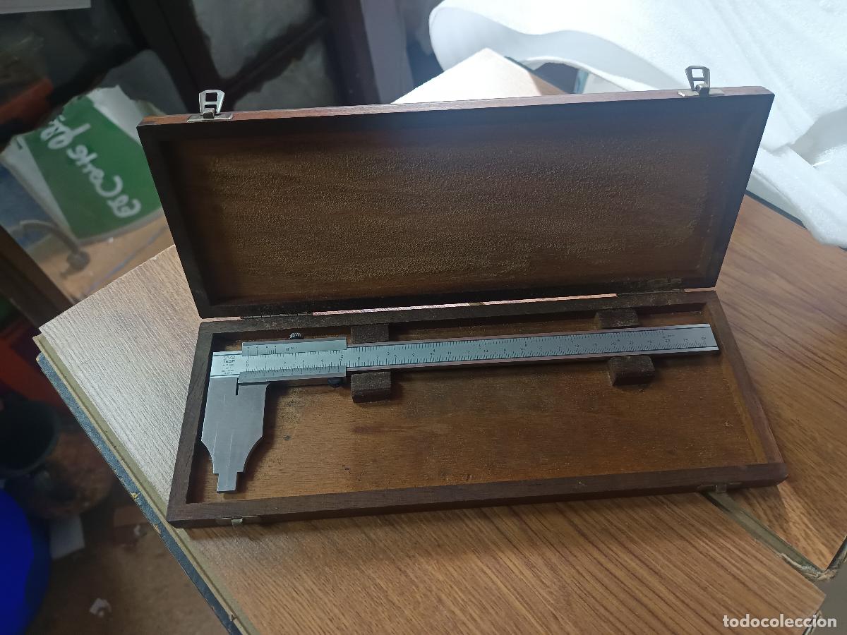 Antig&uuml;edades: GRAN CALIBRE O PIE DE REY, MARCA TESA, SWISS MADE, EN SU CAJA, 25 CM. LARGO. PERFECTO ESTADO