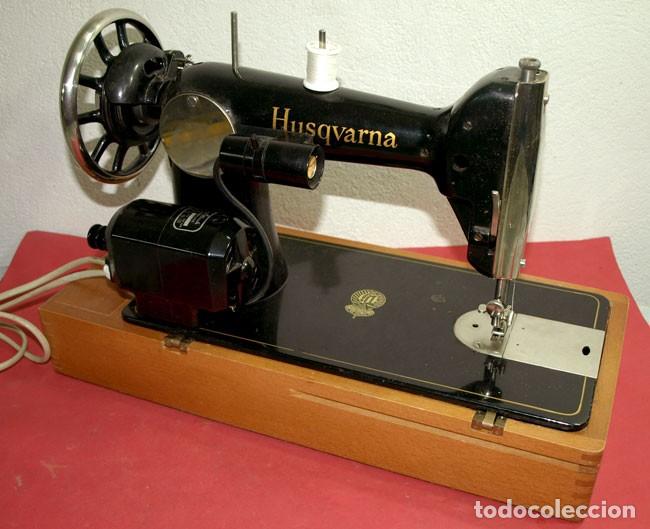 Antig&uuml;edades: M&aacute;quina de coser Husquarna - Foto 4